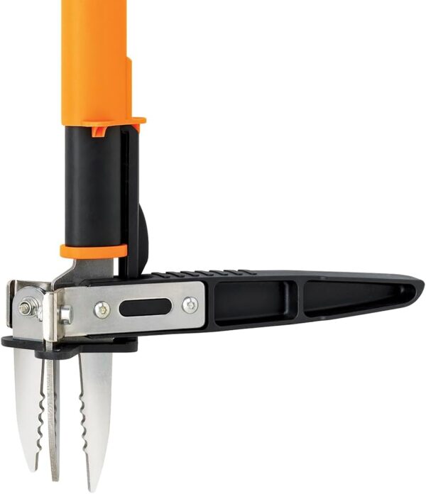 Fiskars 3-Claw Stand-Up Weed Puller with 39" Ergonomic Handle & Easy Eject